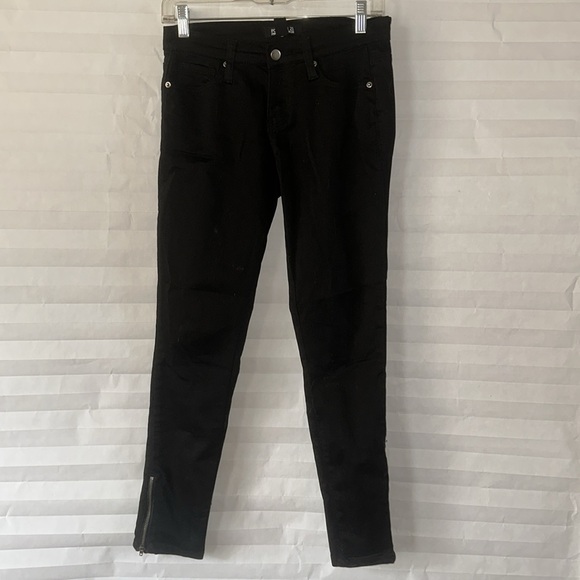 Forever 21 Premium Denim Skinny Jeans Black Size 25 - Picture 1 of 5